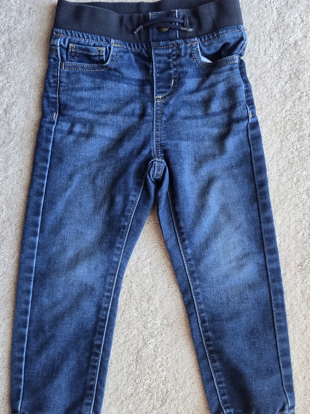 wonder nation Dark Blue Stretch Jogger Jeans for Kids